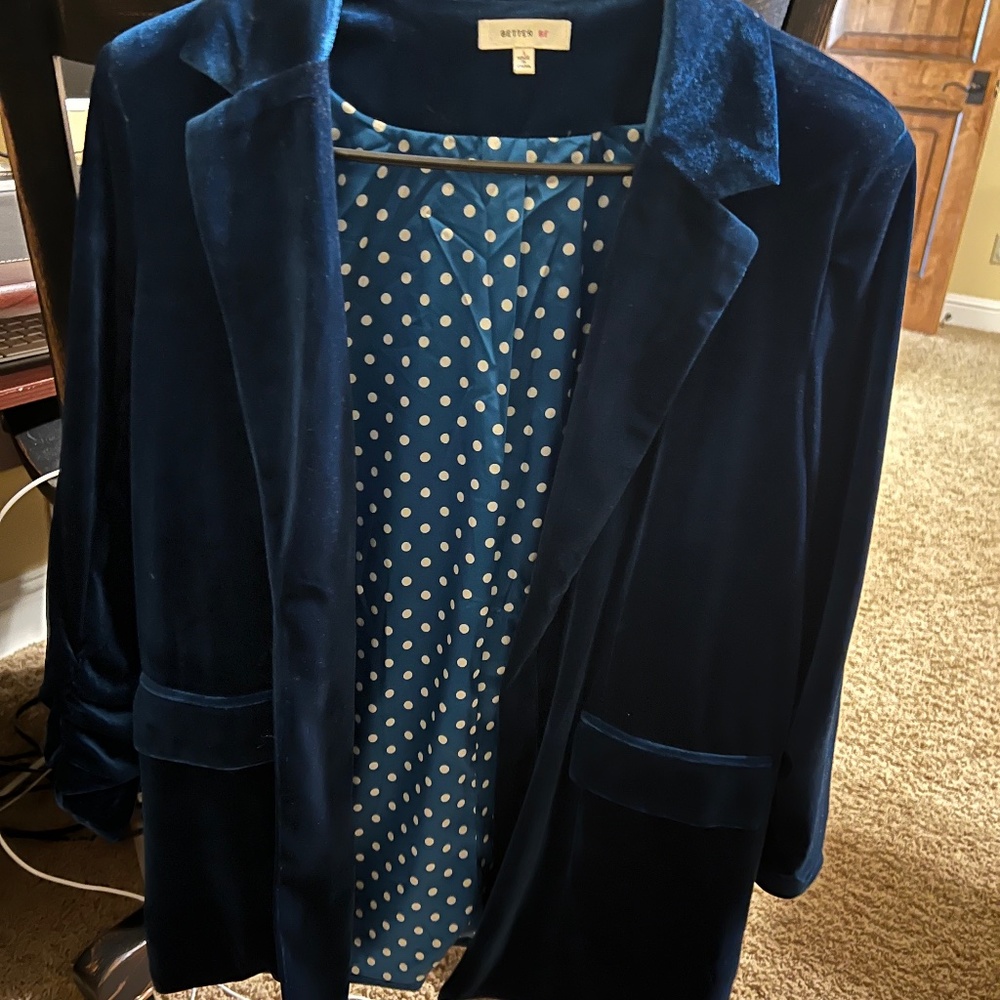 Blazer - Blue Velvet